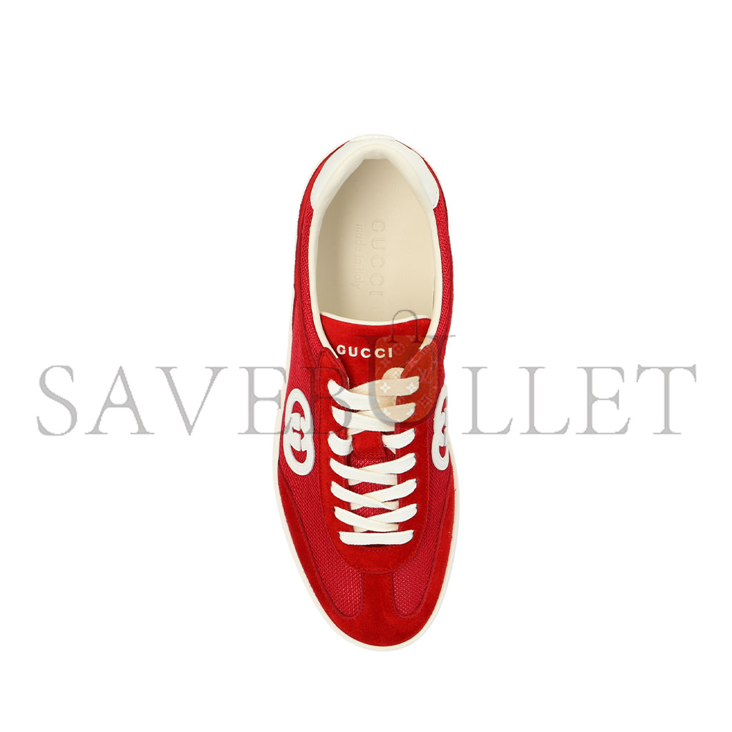 G*u*i red sneakers with logo 791742